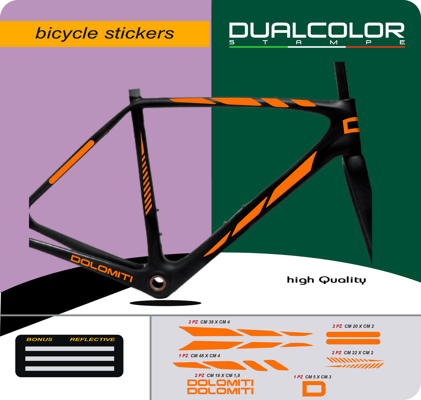 set adesivi decal vinile