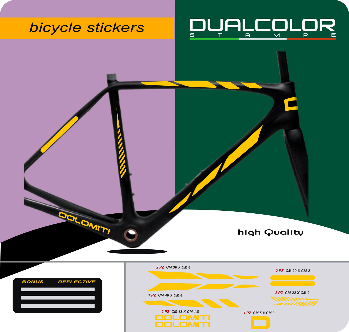 set adesivi decal vinile