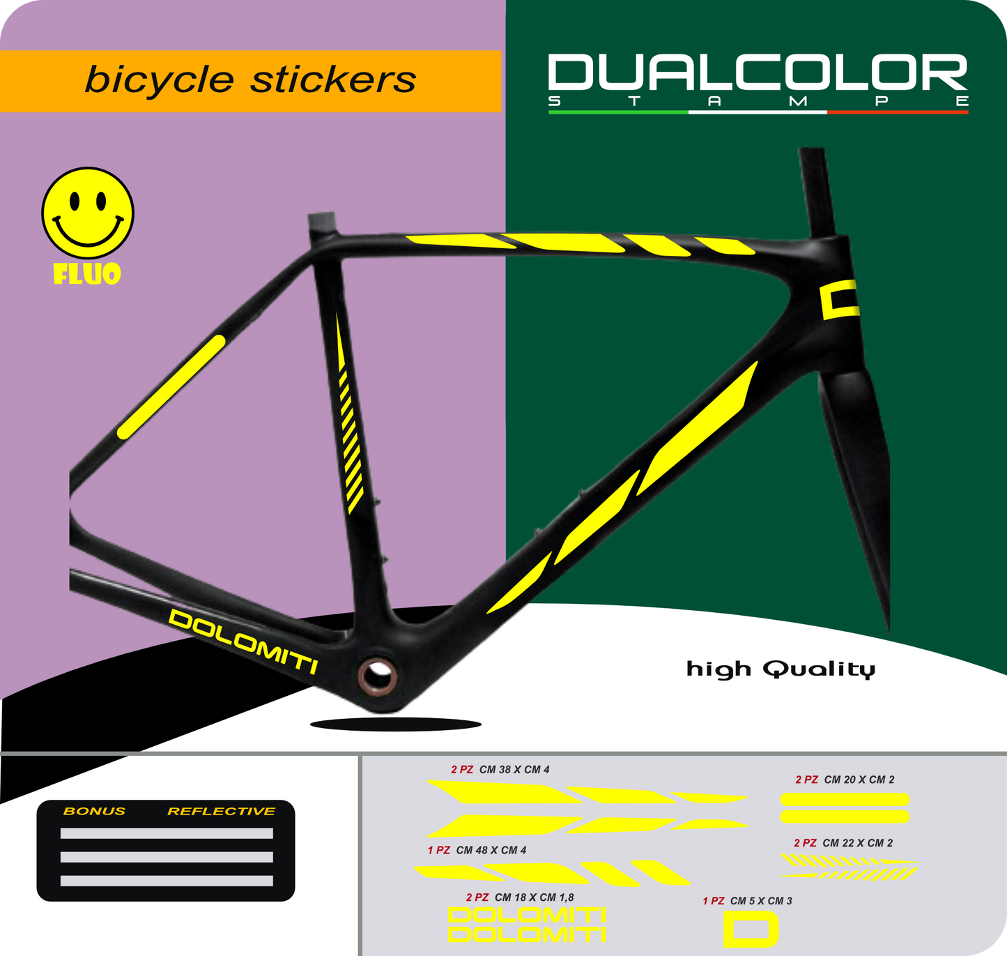 set adesivi decal vinile