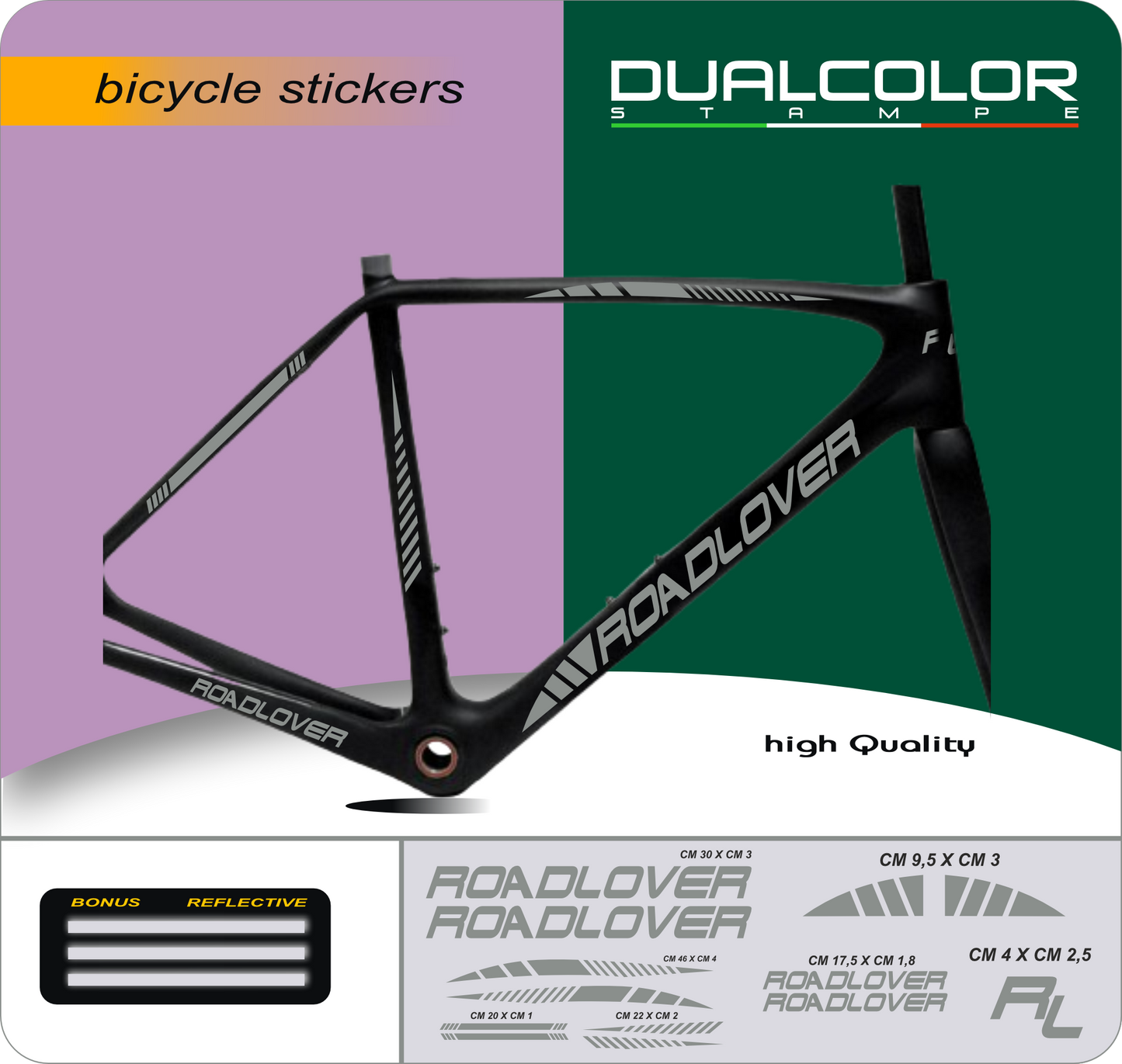 set adesivi decal vinile