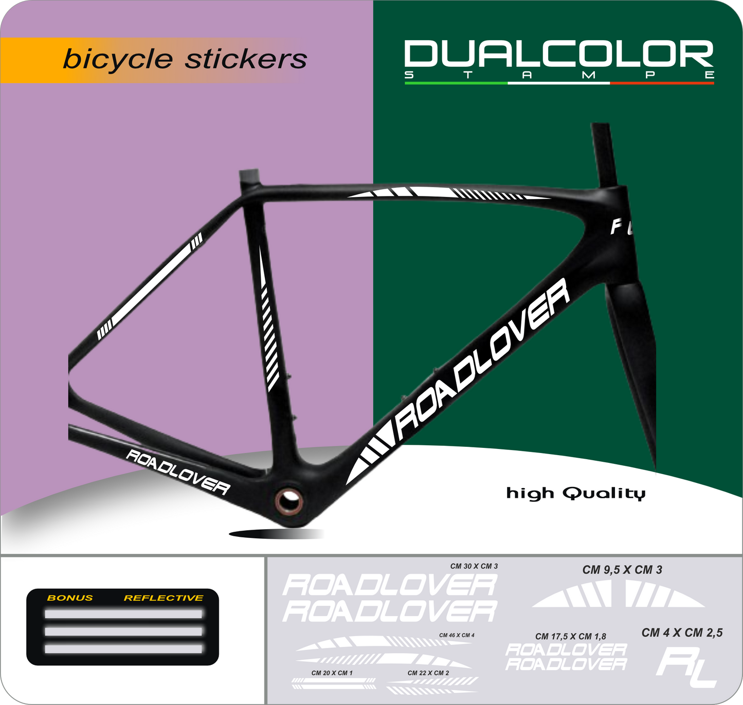set adesivi decal vinile