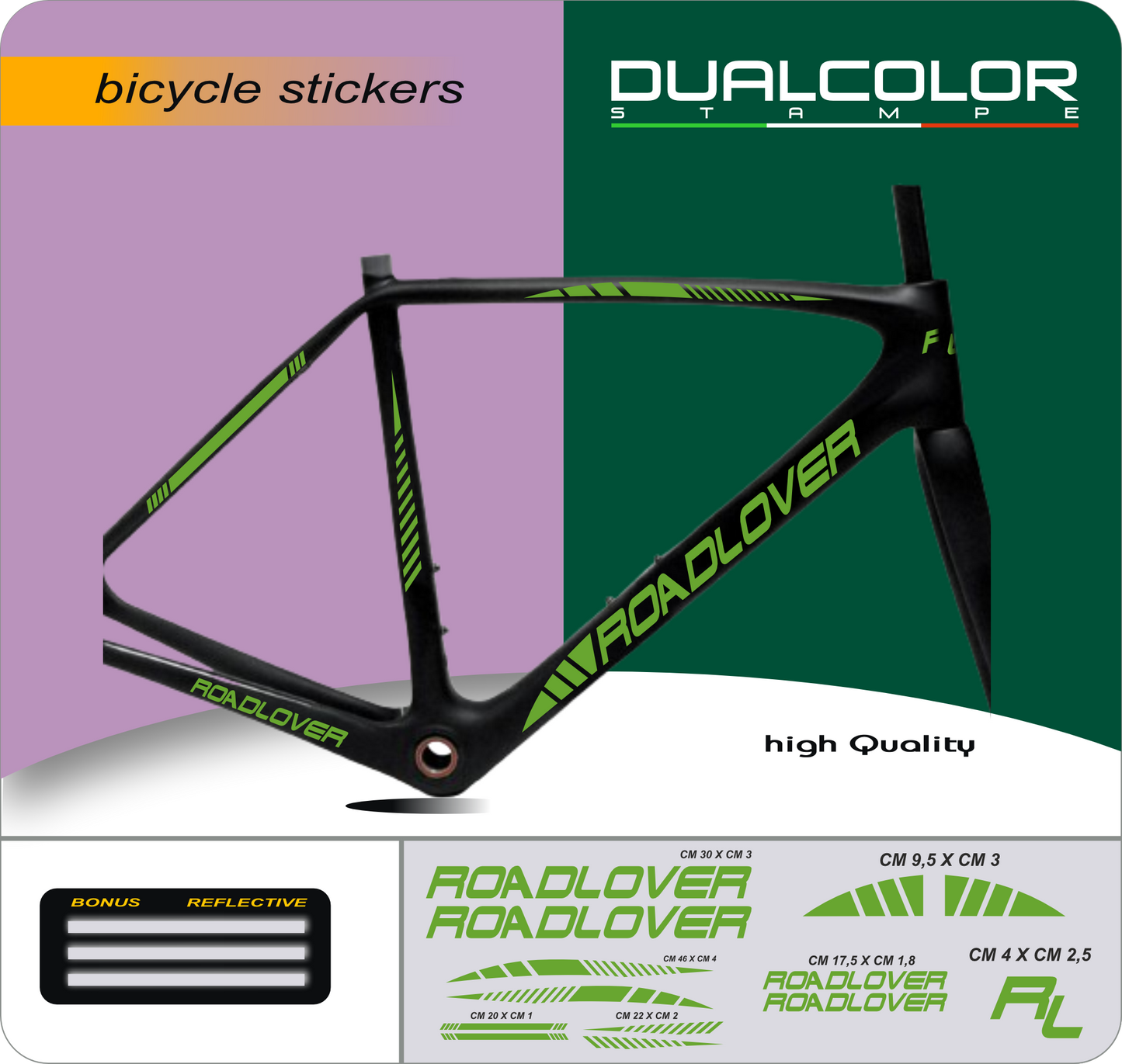 set adesivi decal vinile