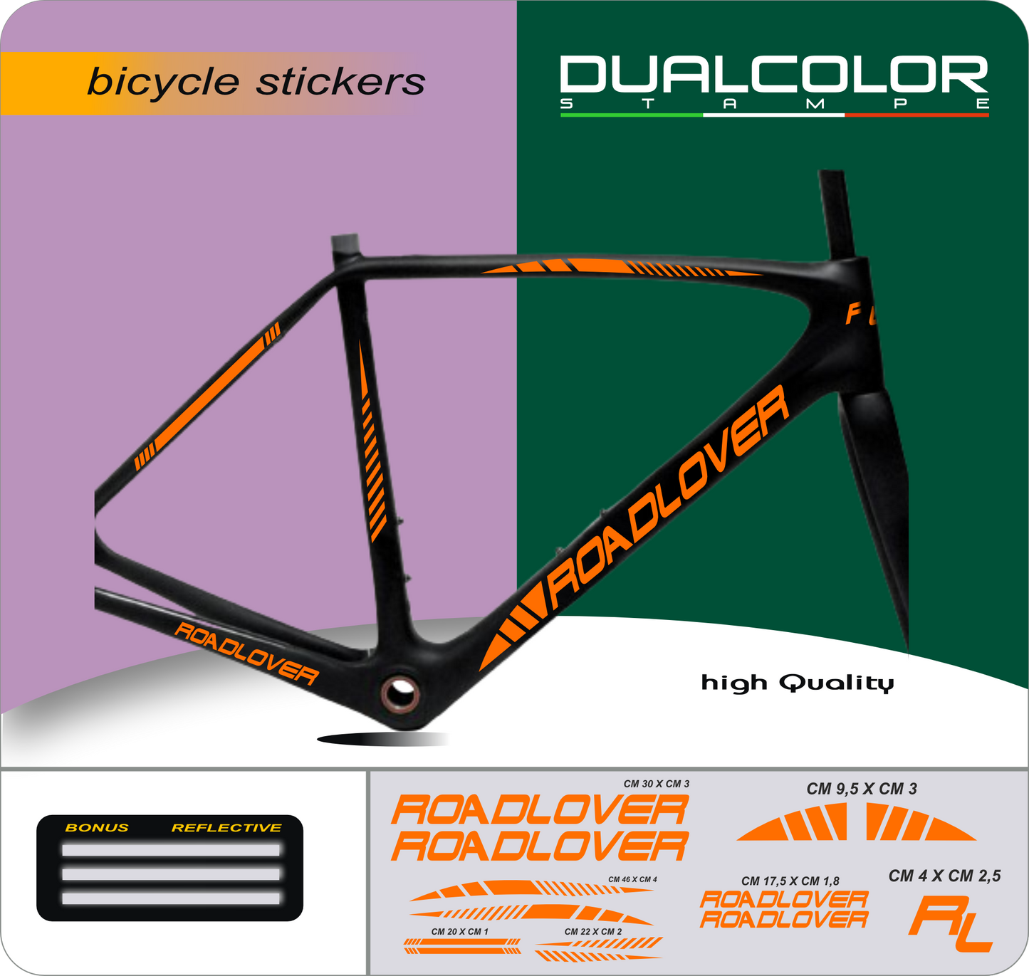set adesivi decal vinile