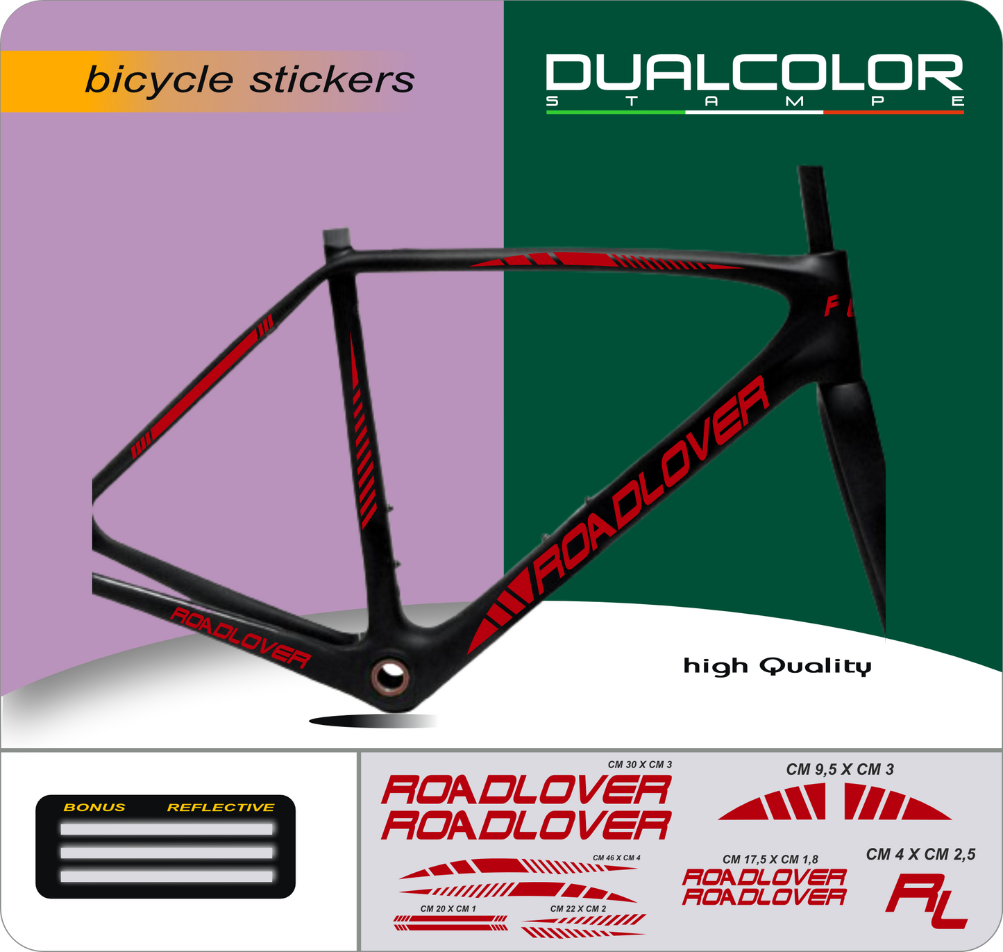 set adesivi decal vinile