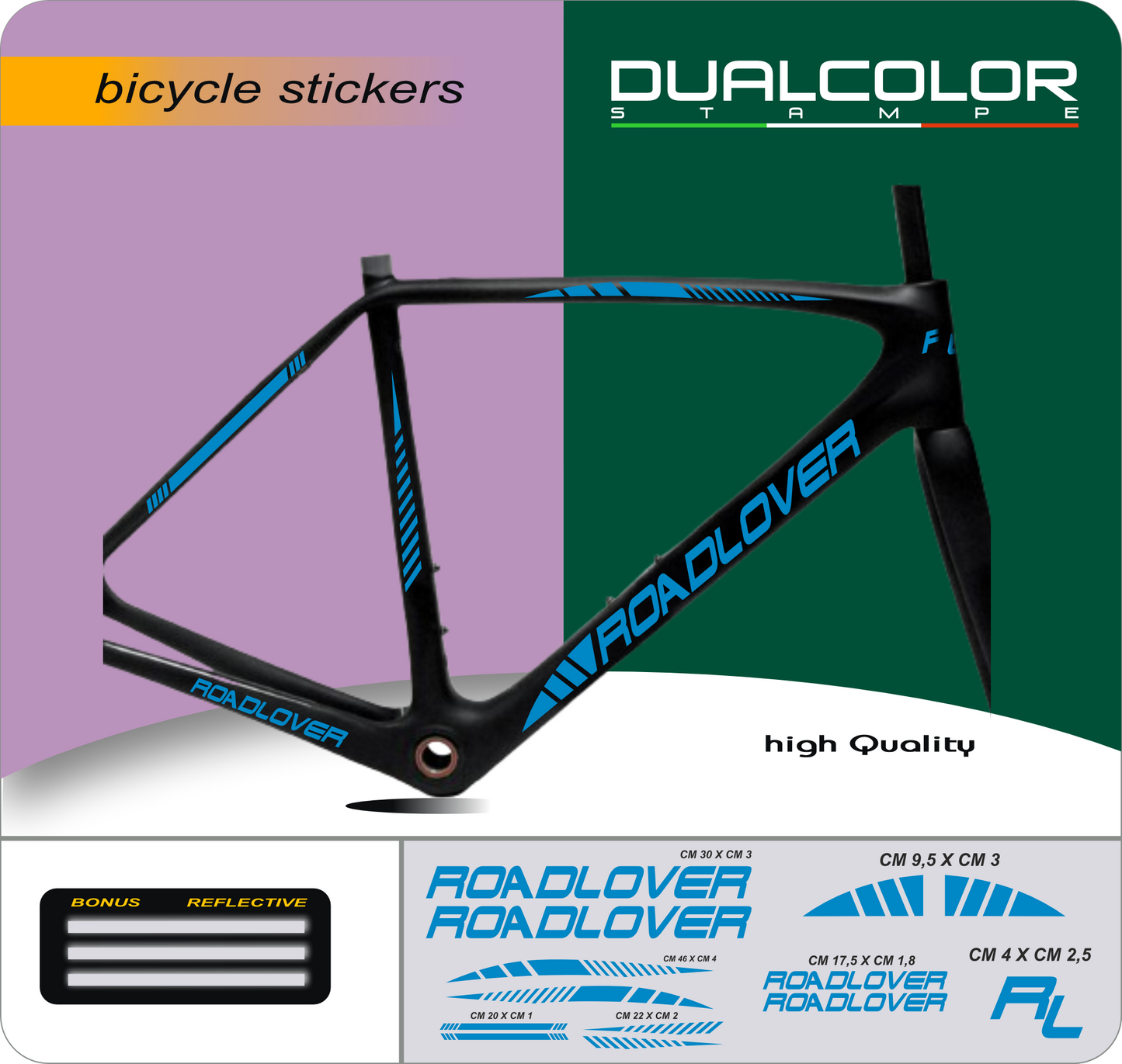 set adesivi decal vinile