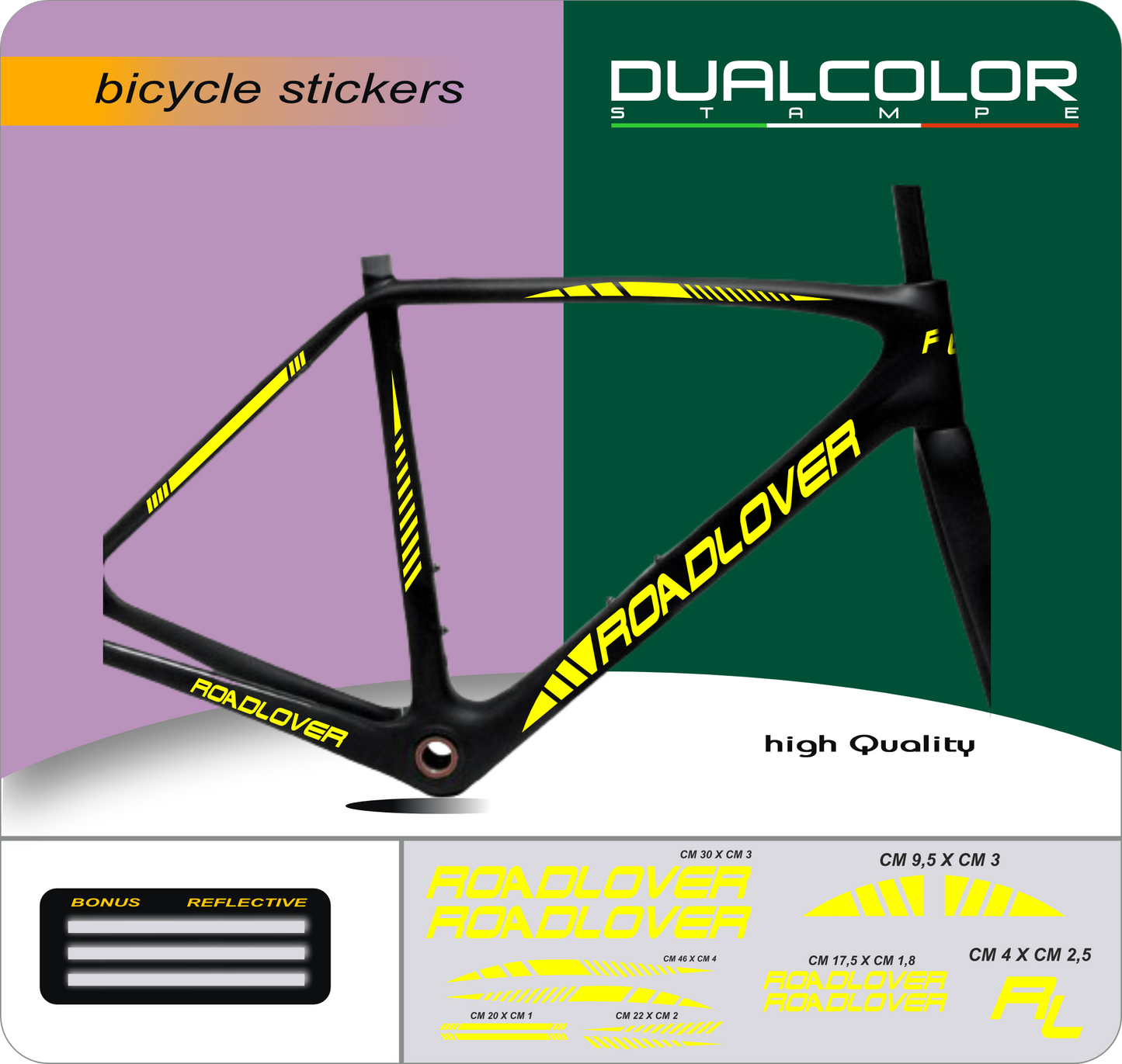 set adesivi decal vinile