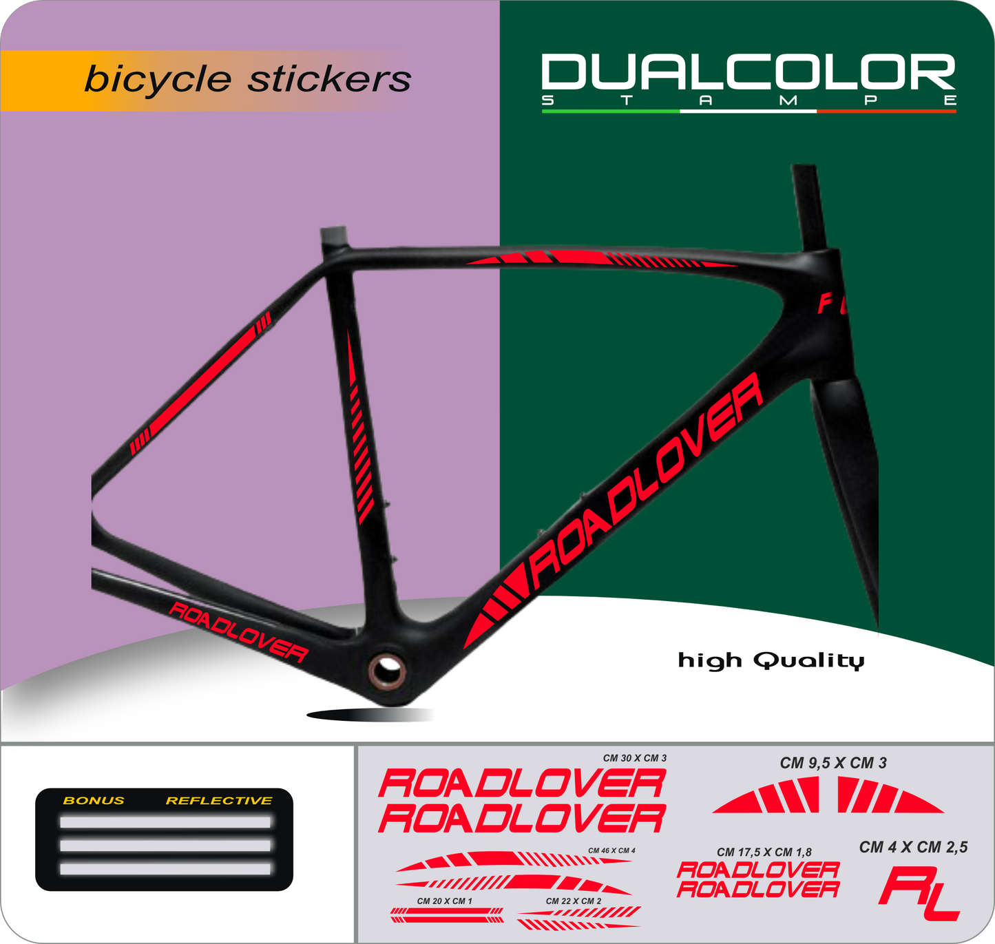 set adesivi decal vinile