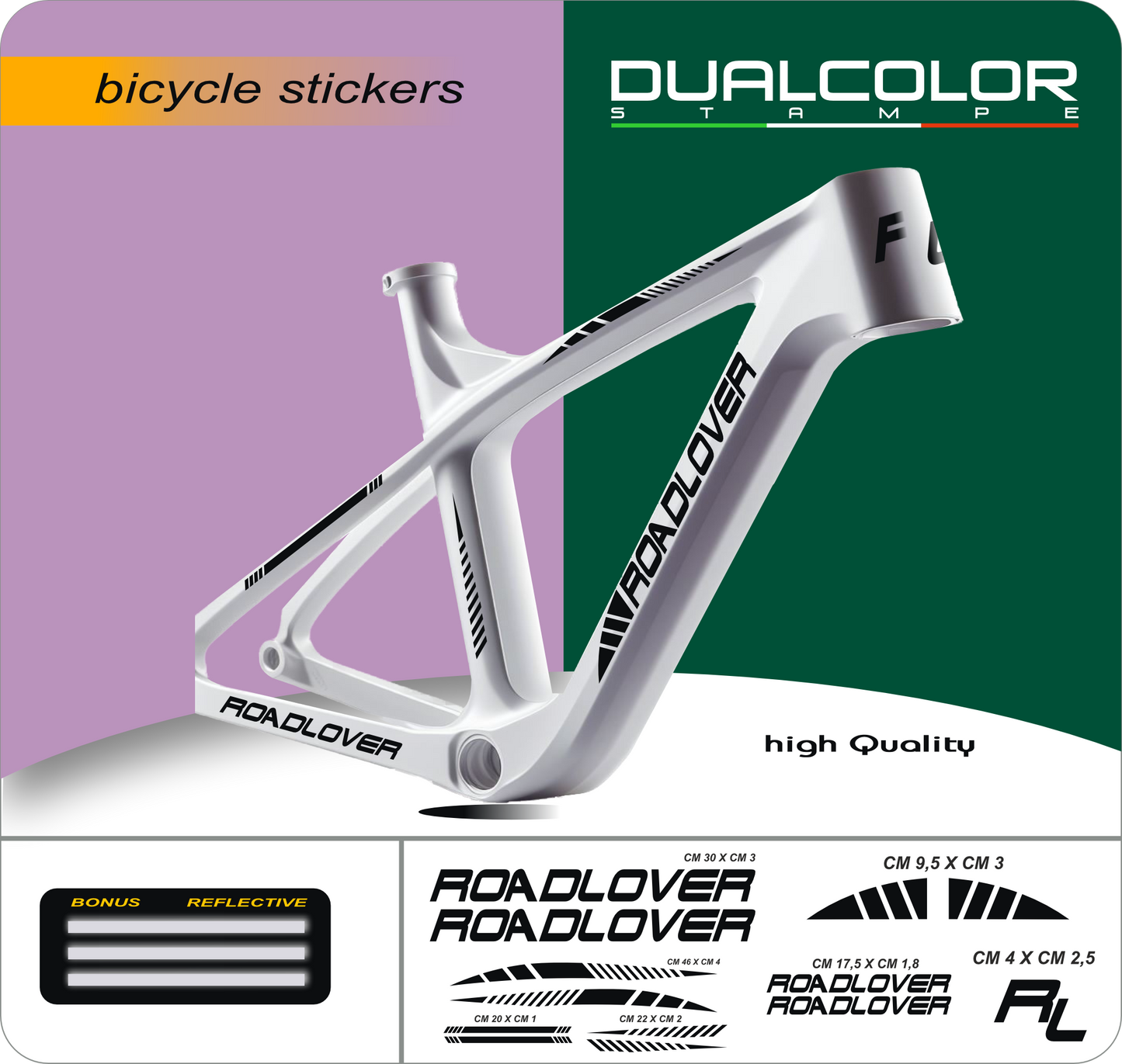 set adesivi decal vinile