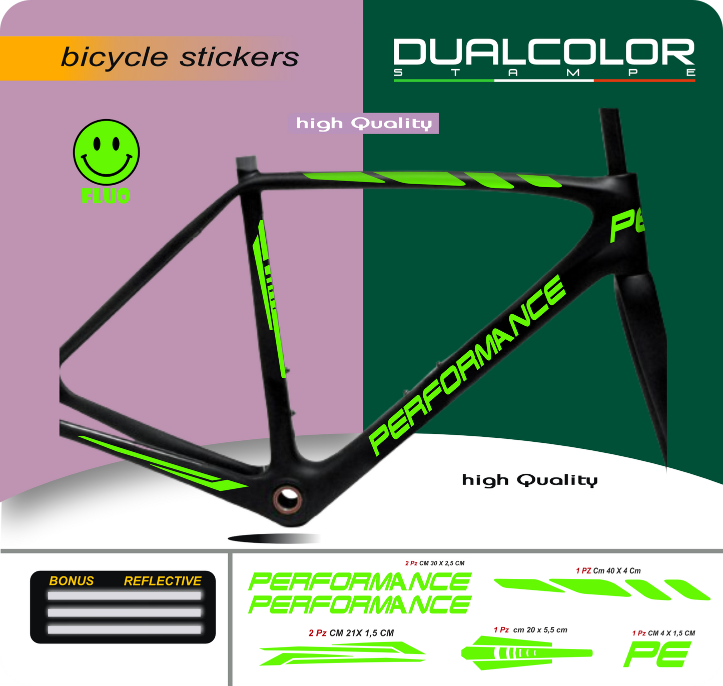 set adesivi decal vinile
