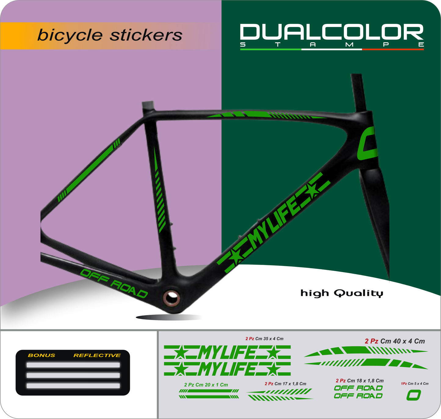 set adesivi decal vinile