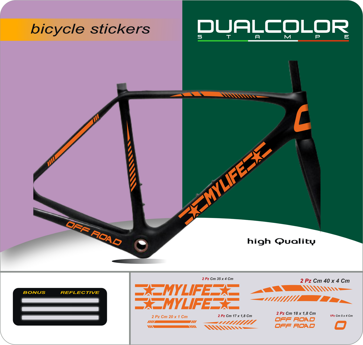 set adesivi decal vinile