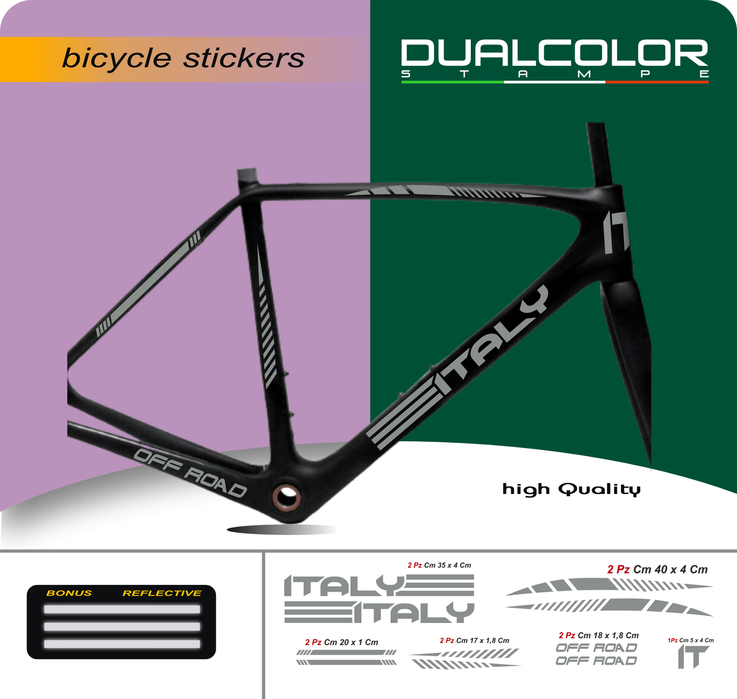 set adesivi decal vinile
