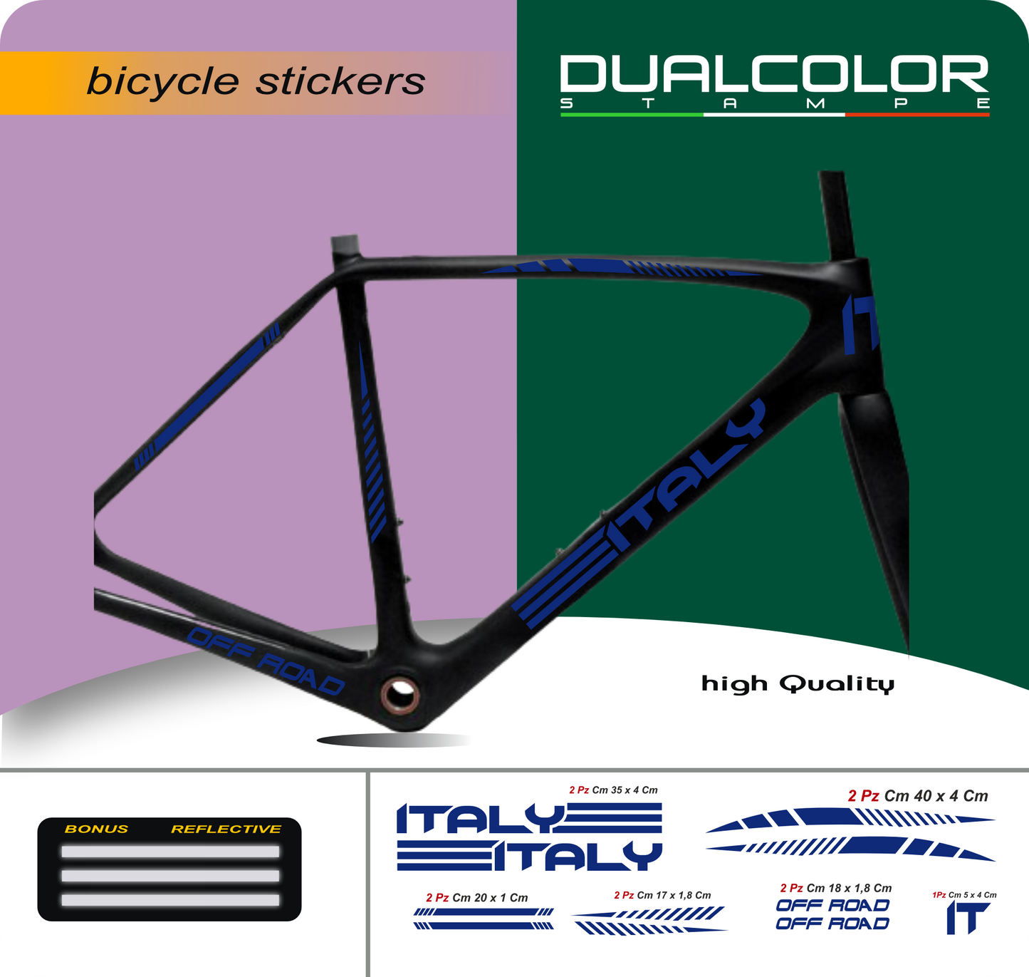 set adesivi decal vinile