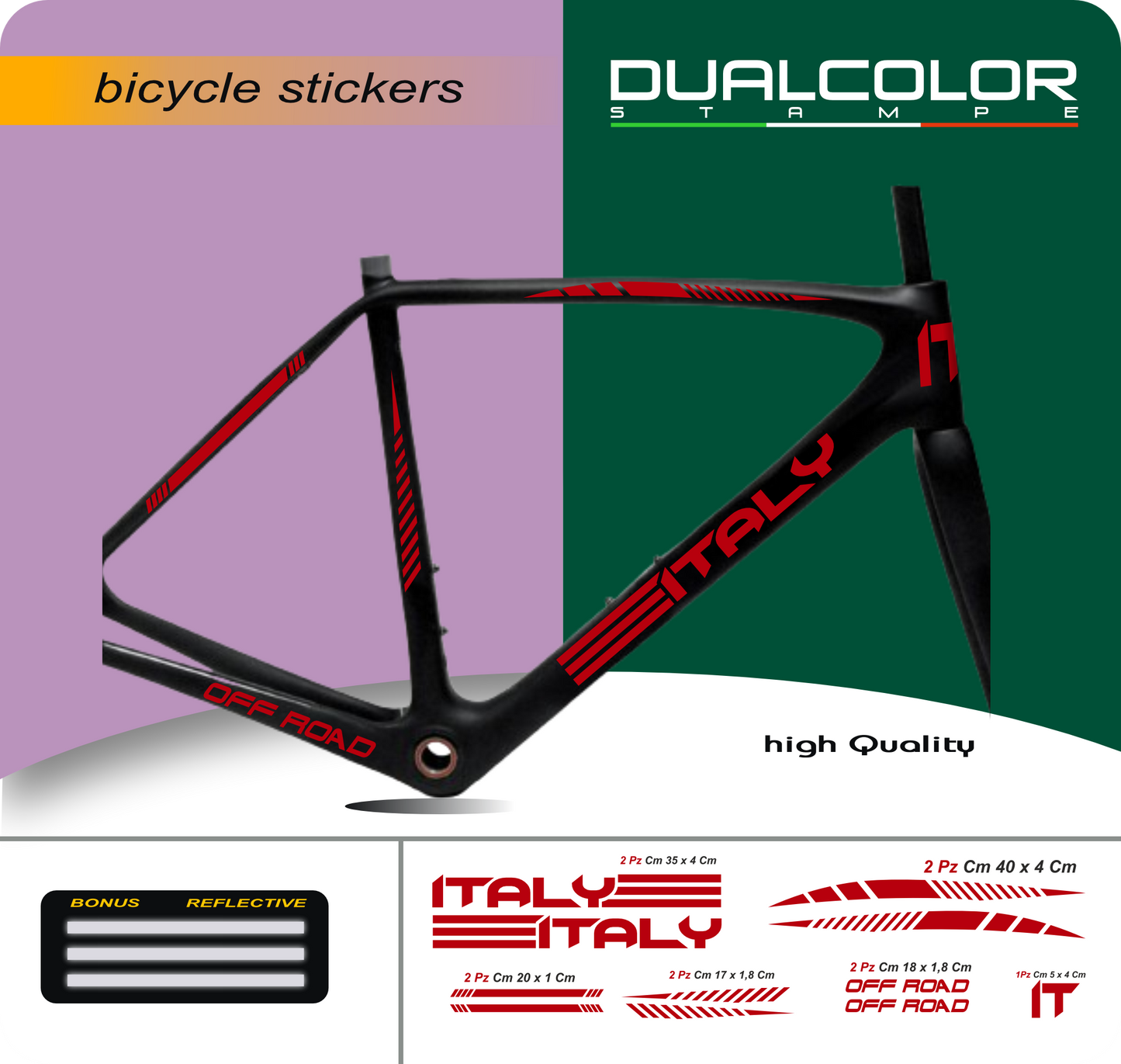 set adesivi decal vinile