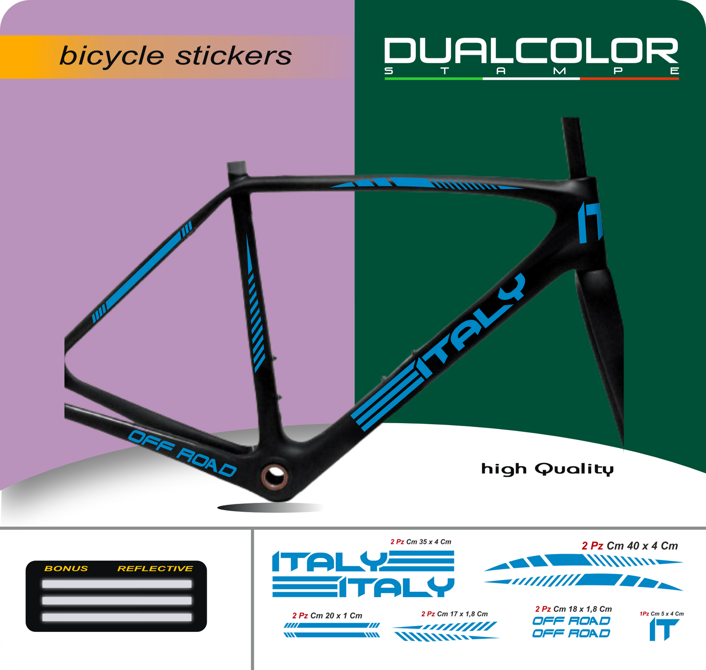 bici mtb adesivi set adesivi decal vinile