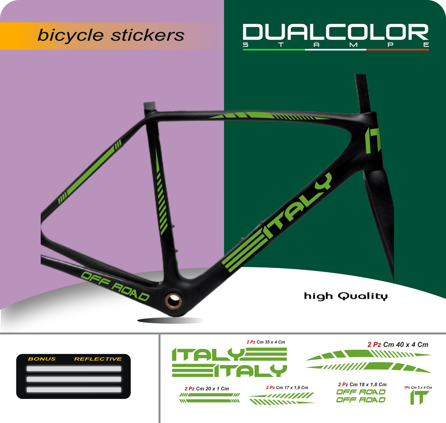 set adesivi decal vinile