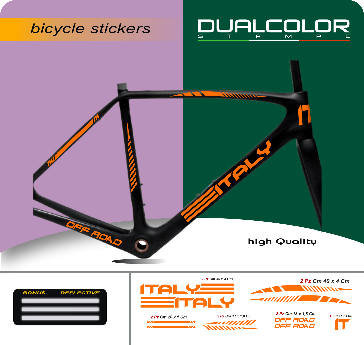 set adesivi decal vinile