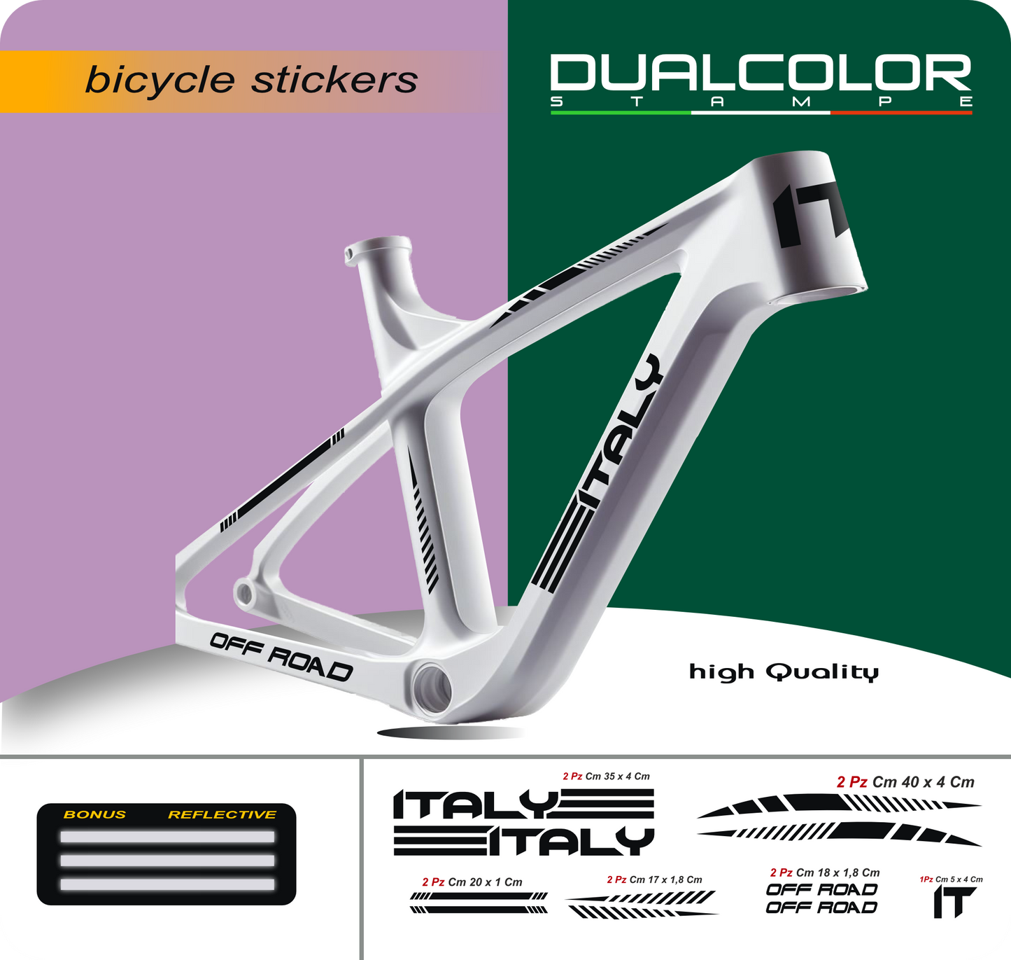 set adesivi decal vinile