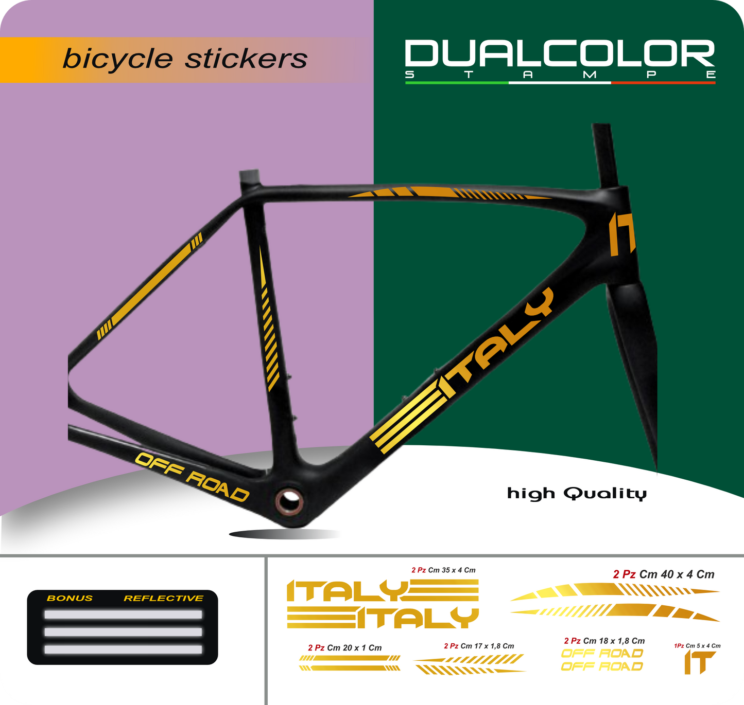 set adesivi decal vinile
