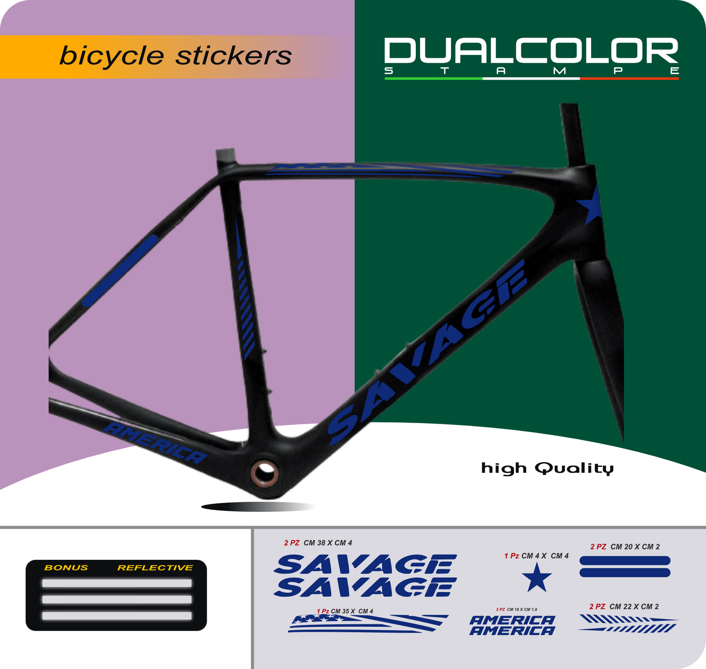 set adesivi decal vinile