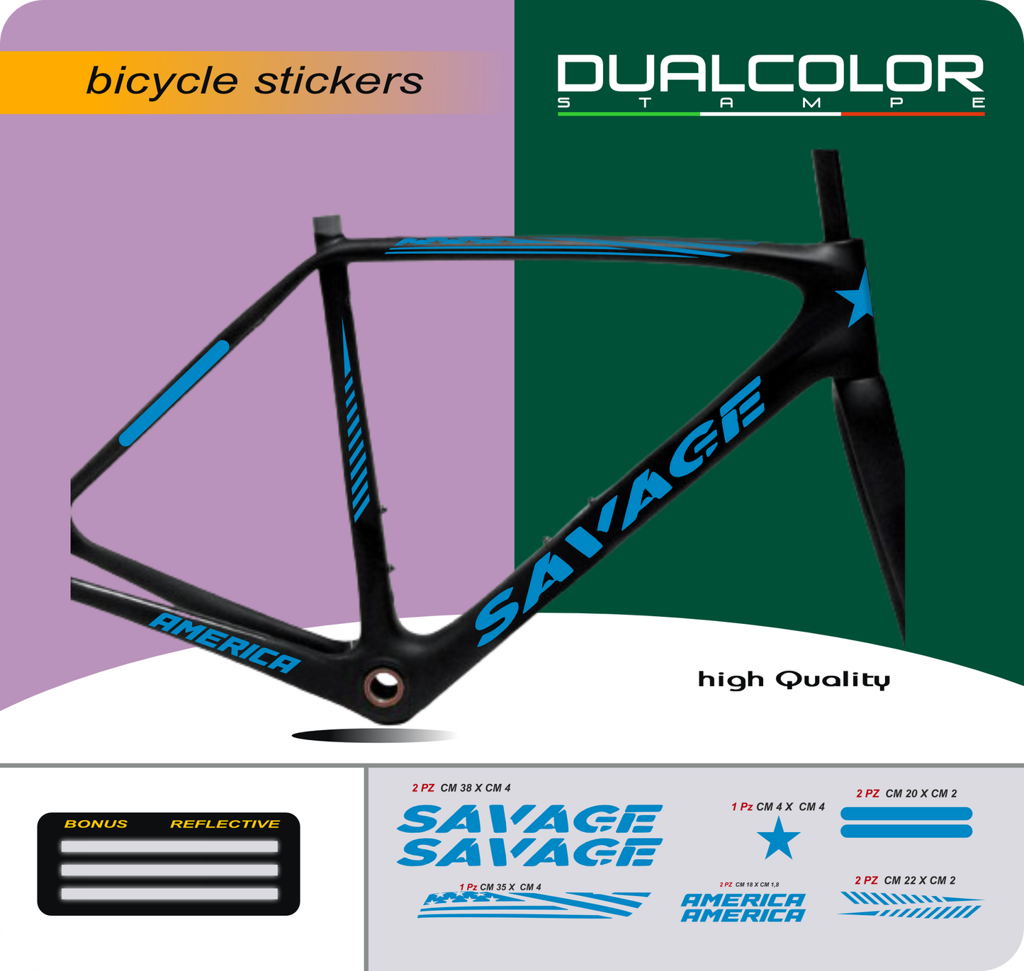 set adesivi decal vinile