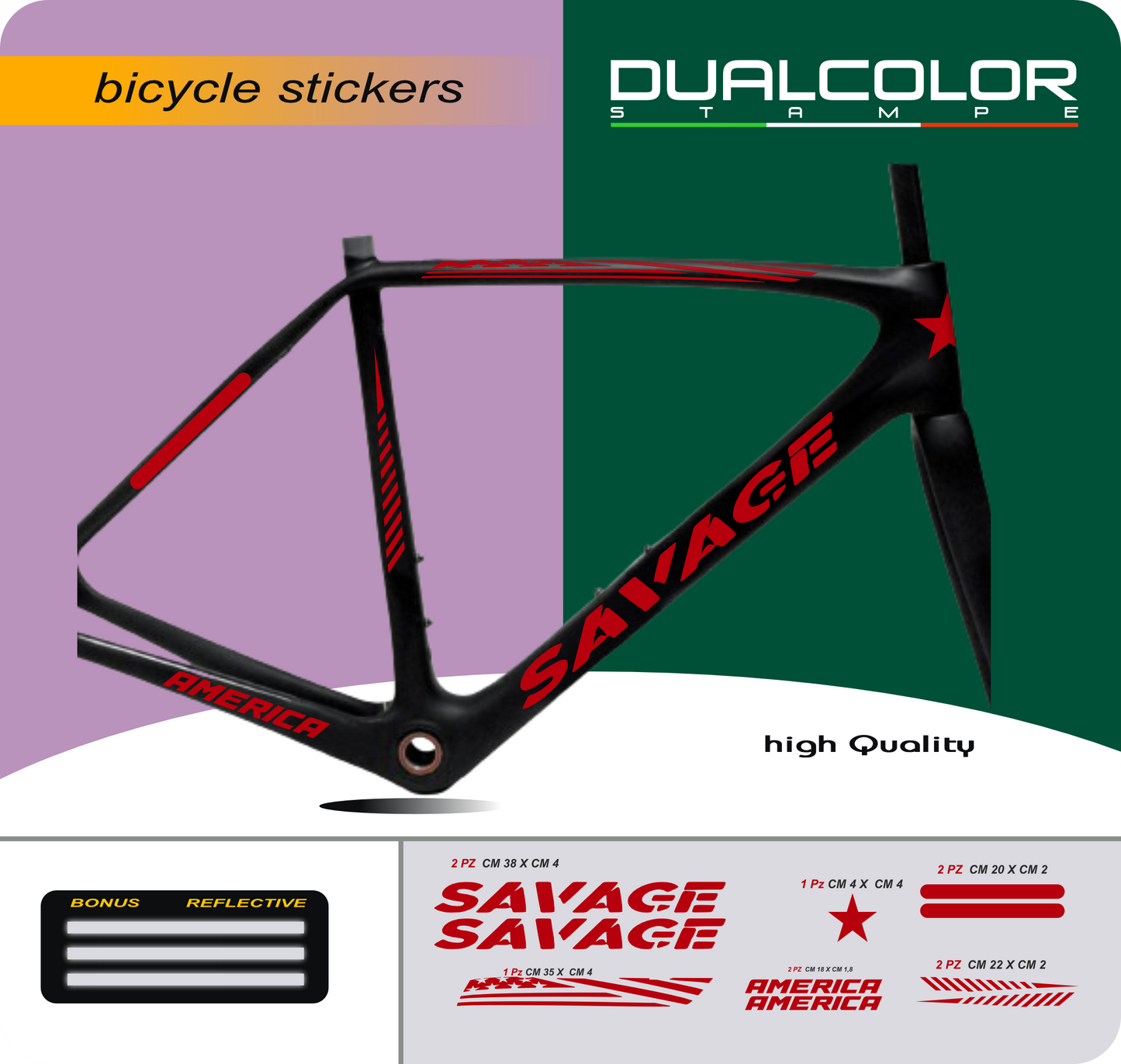 set adesivi decal vinile