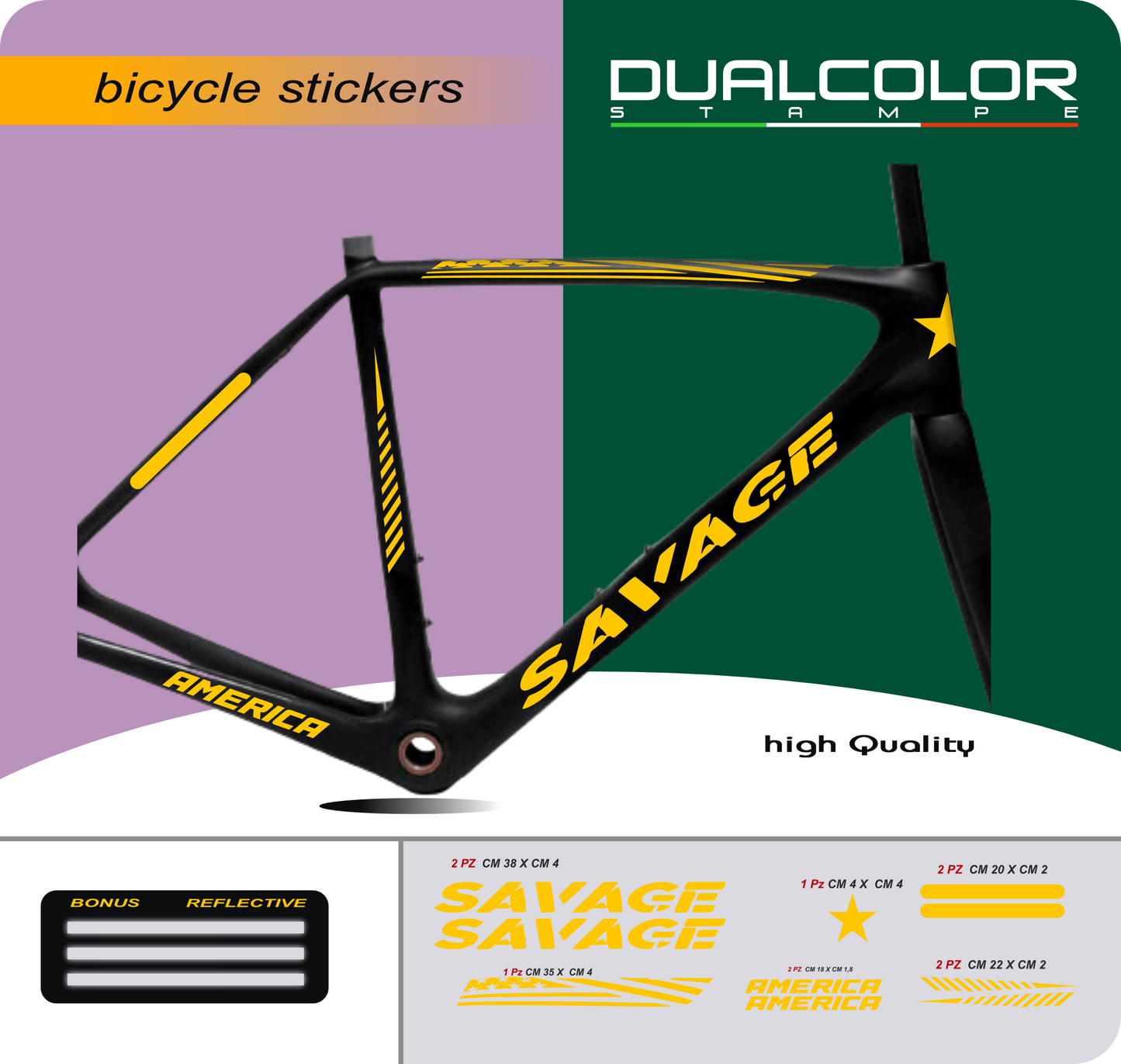 set adesivi decal vinile