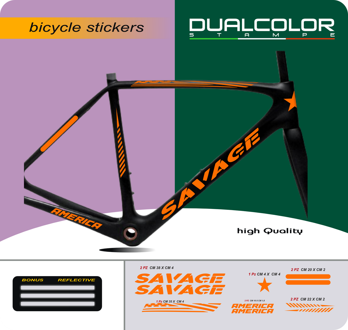bici mtb adesivi set adesivi decal vinile