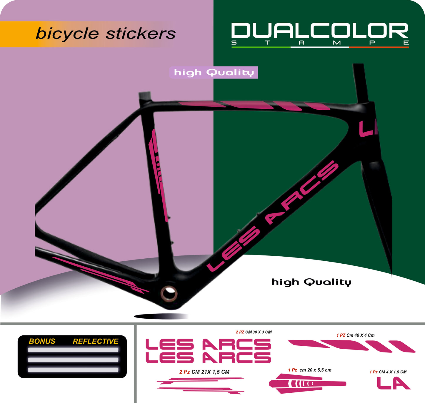 set adesivi decal vinile