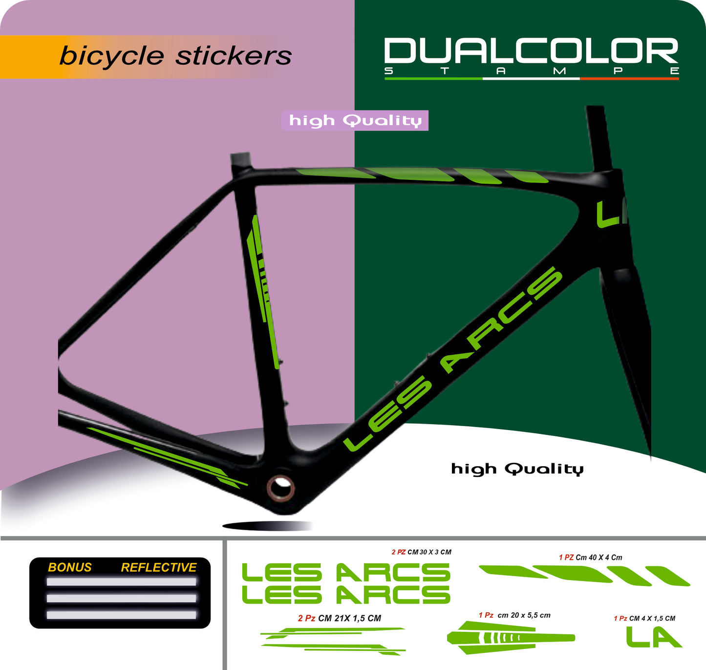 set adesivi decal vinile