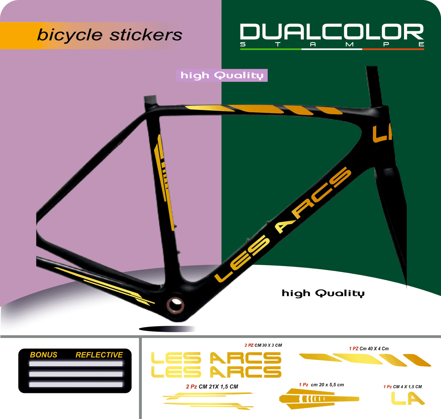 set adesivi decal vinile