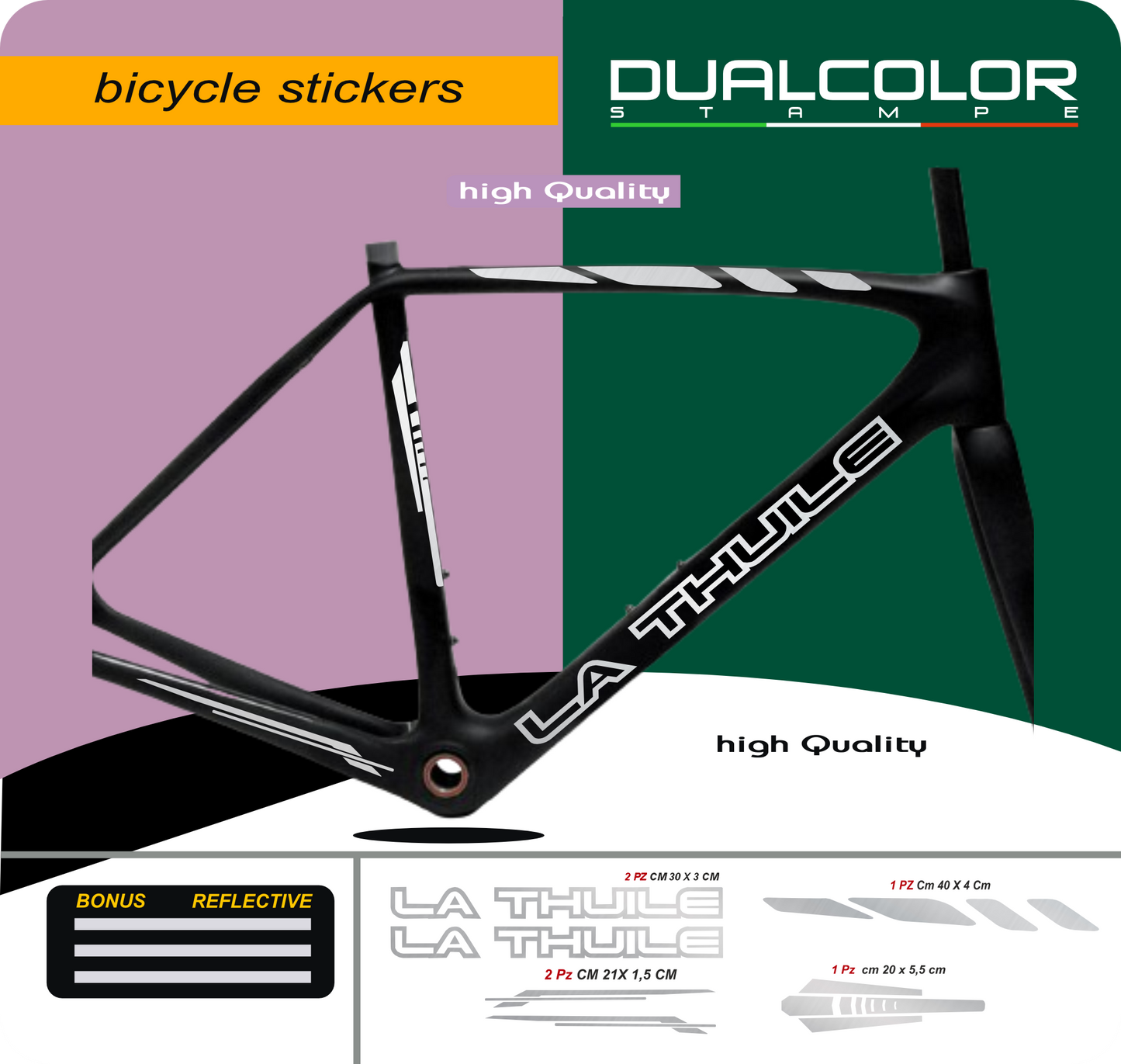 set adesivi decal vinile