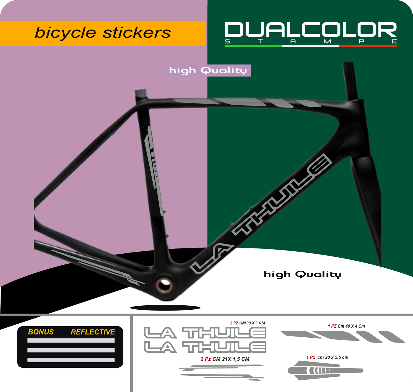 set adesivi decal vinile