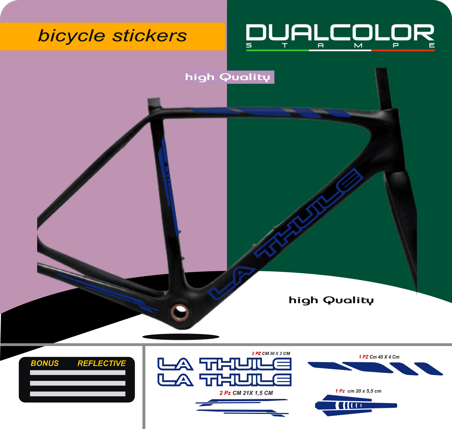 set adesivi decal vinile