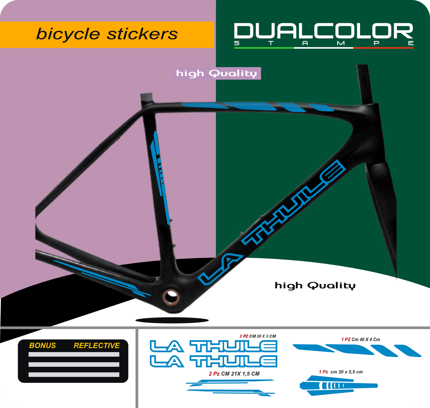 set adesivi decal vinile