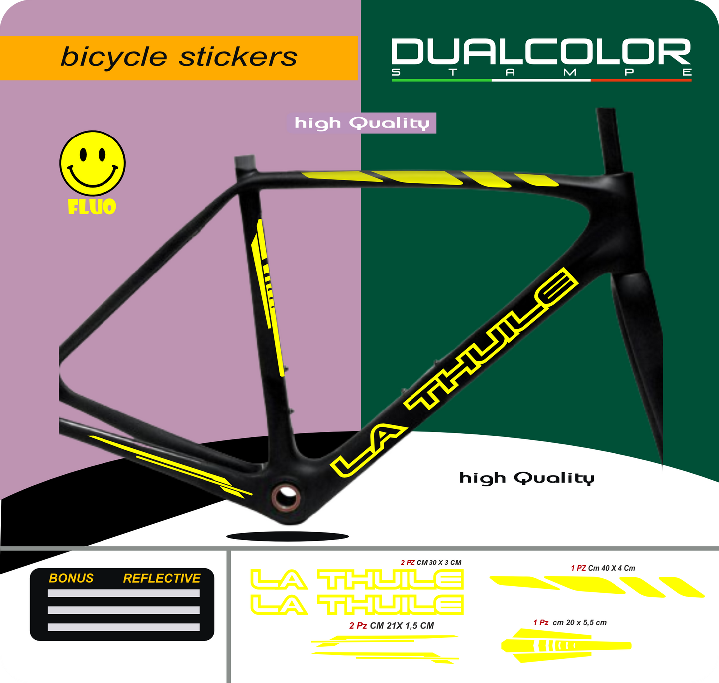 set adesivi decal vinile