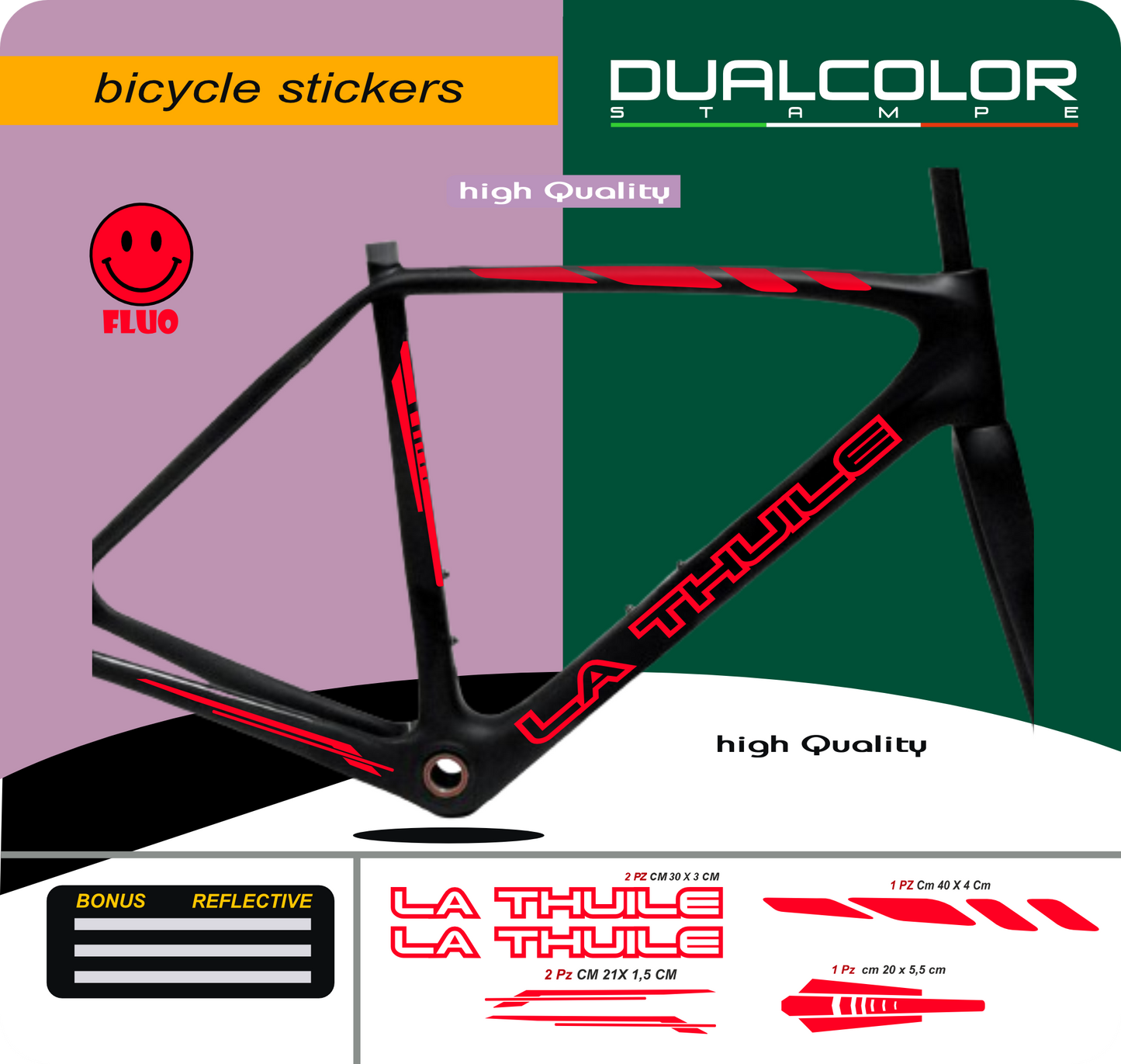set adesivi decal vinile