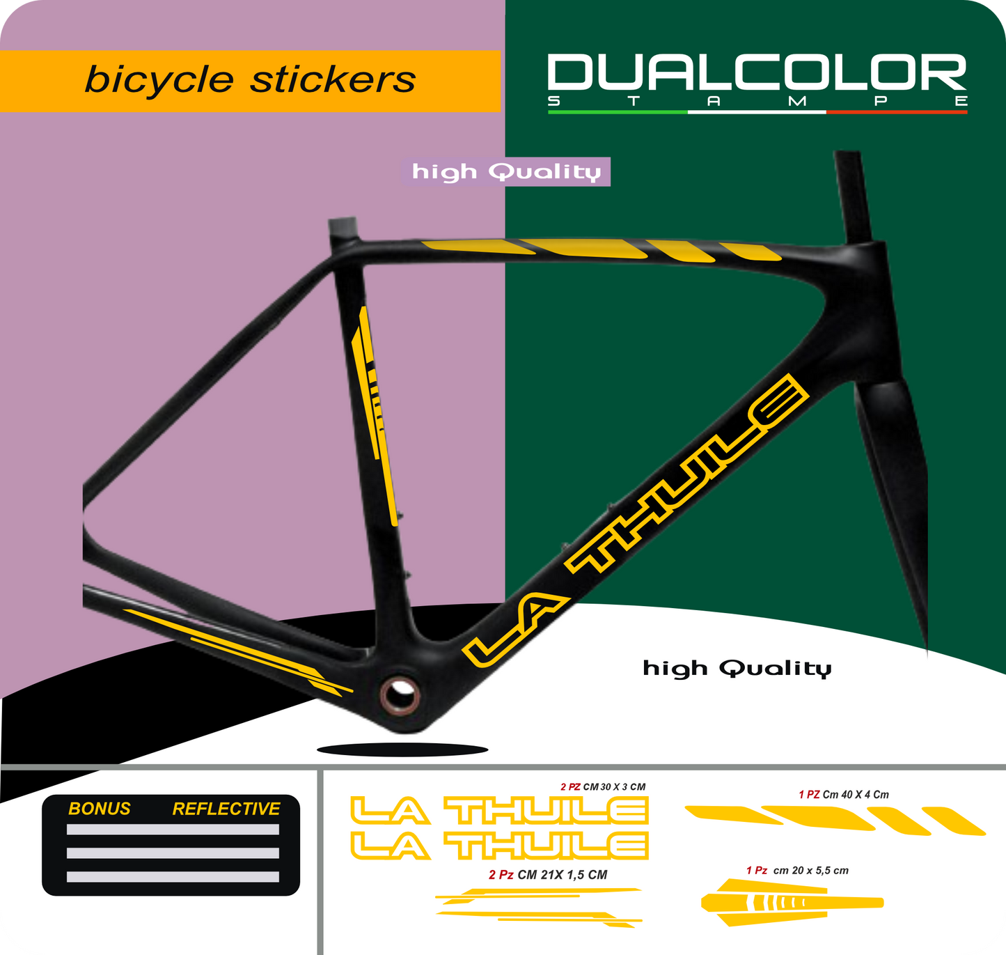 set adesivi decal vinile