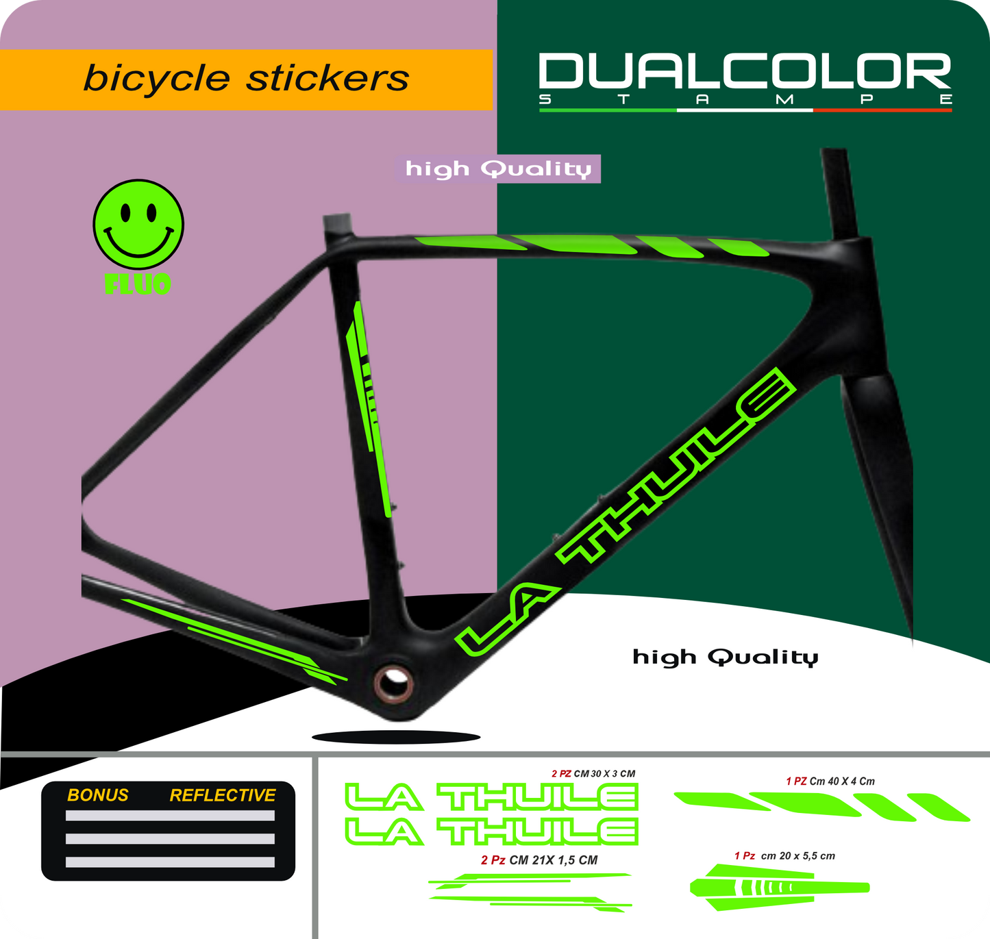 set adesivi decal vinile