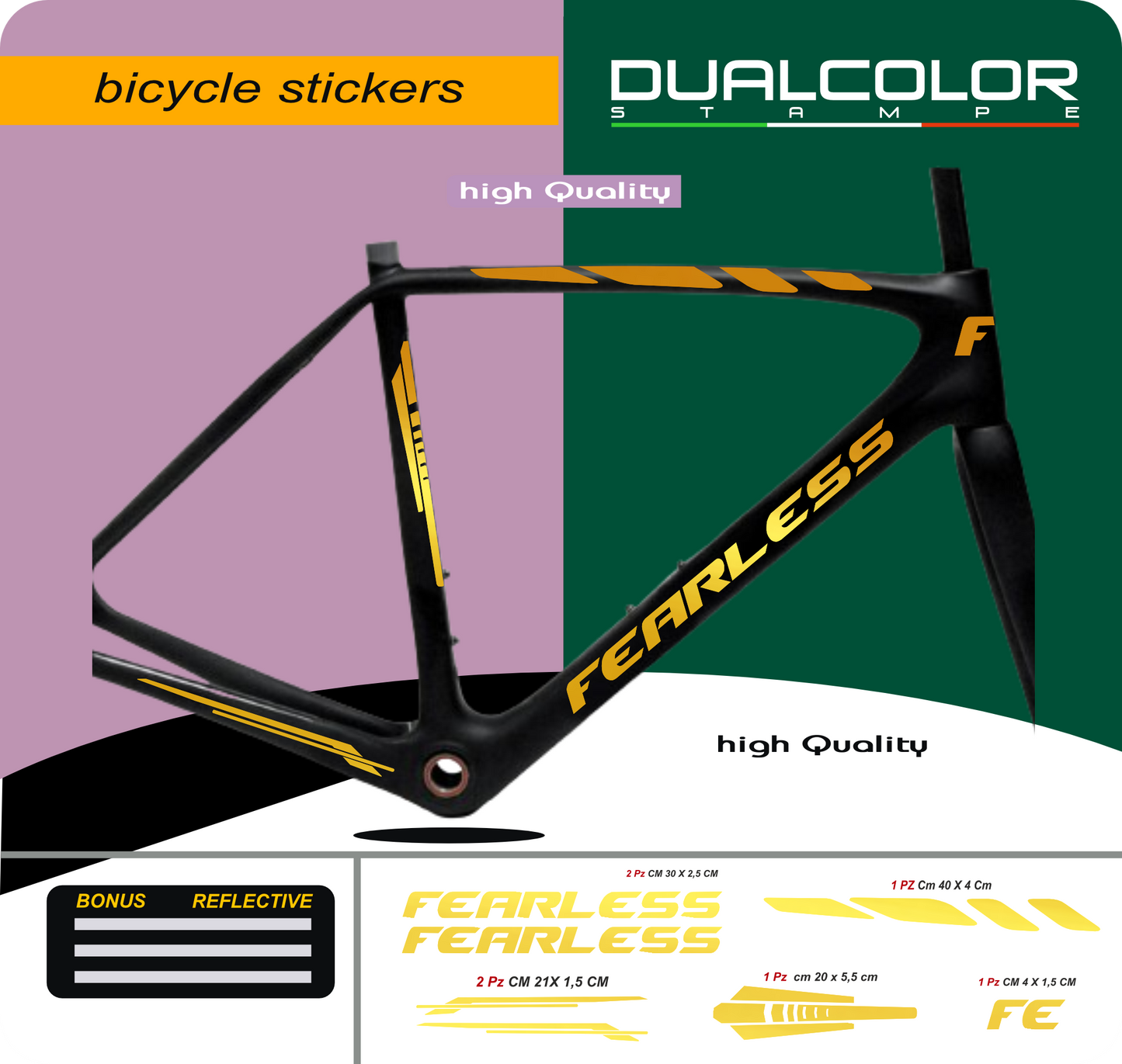 set adesivi decal vinile