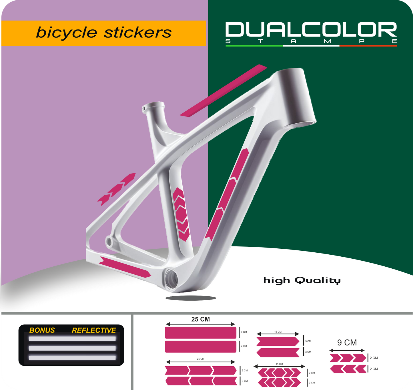 set adesivi decal vinile