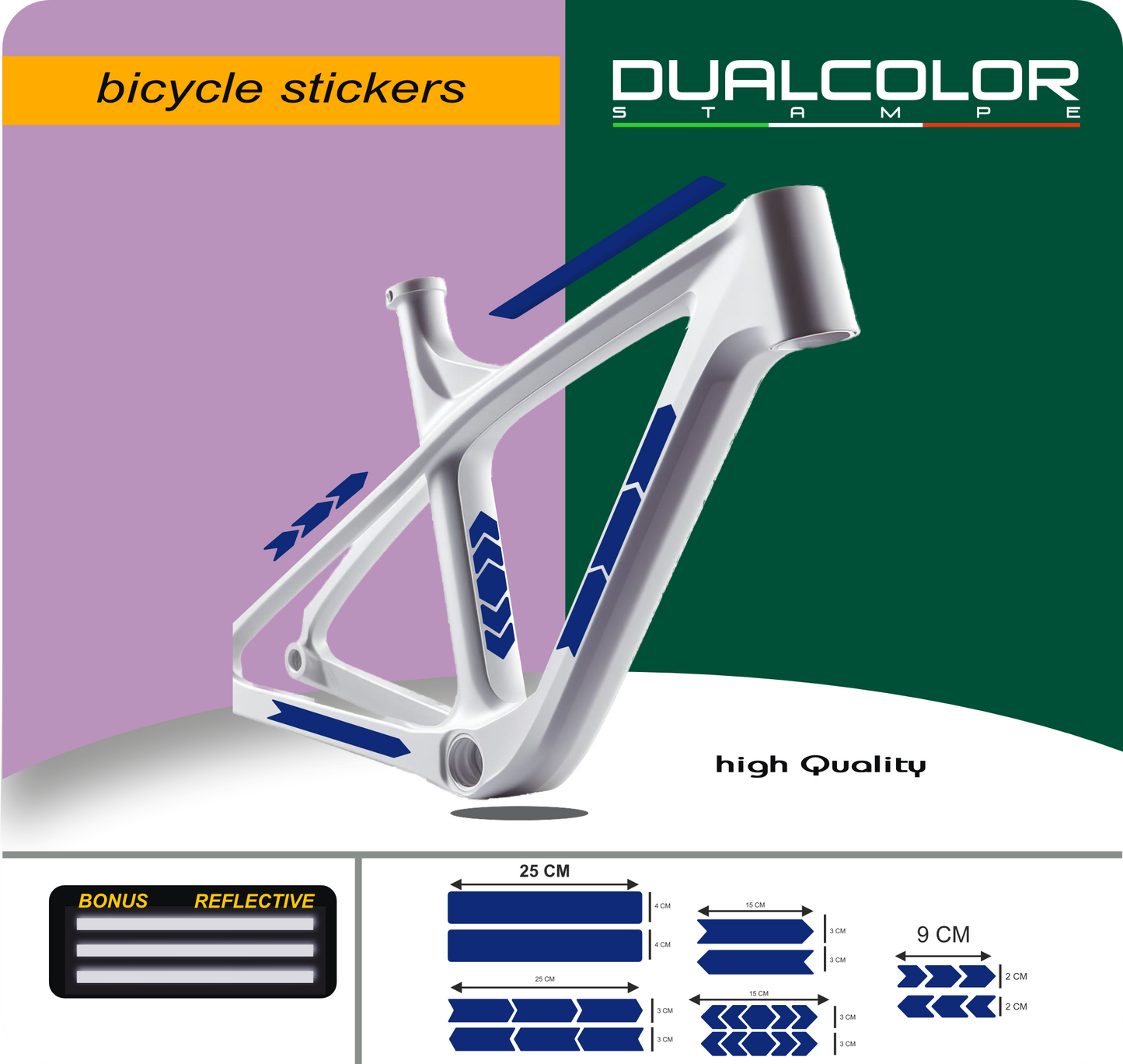set adesivi decal vinile