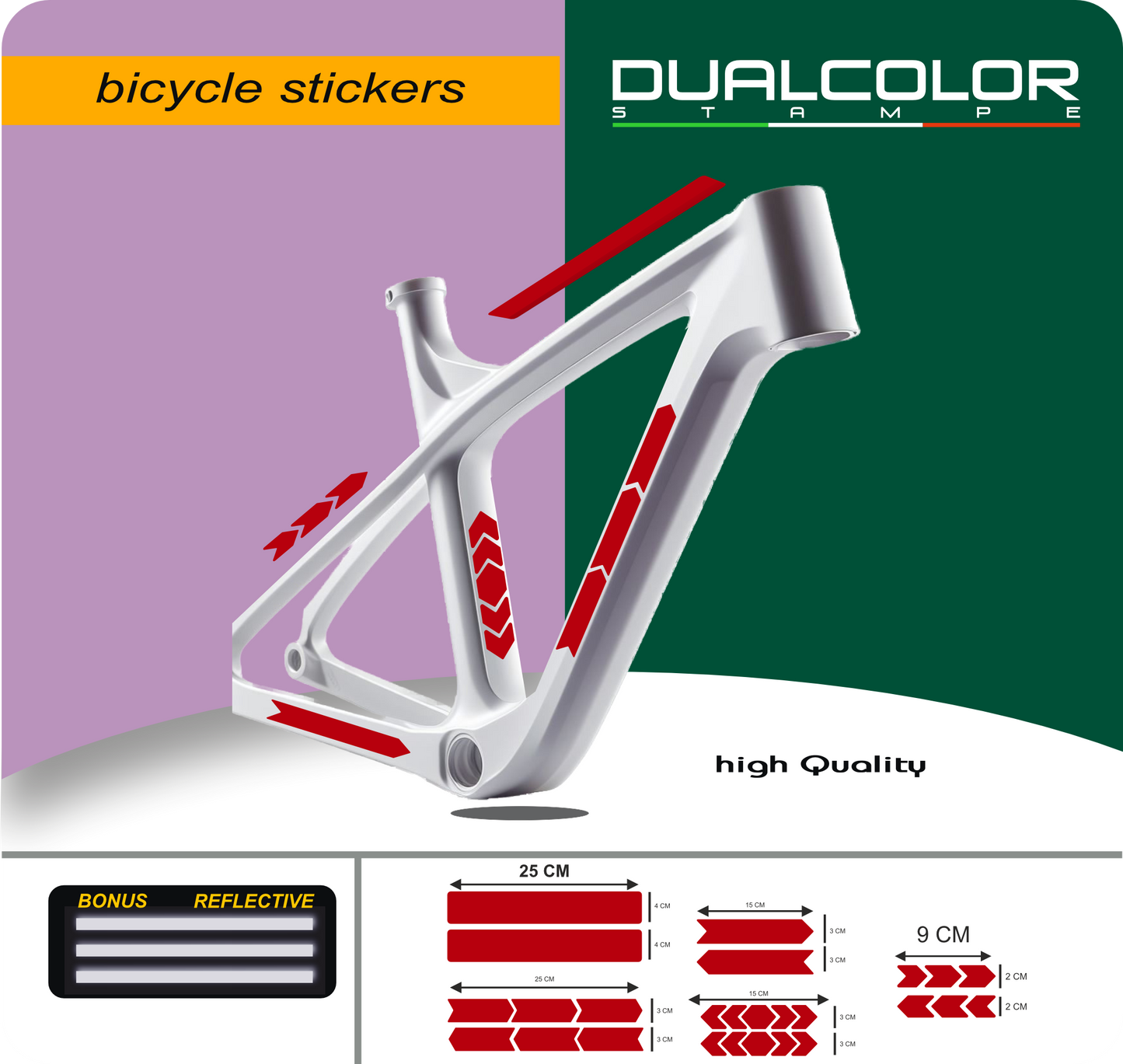 bici mtb adesivi set adesivi decal vinile