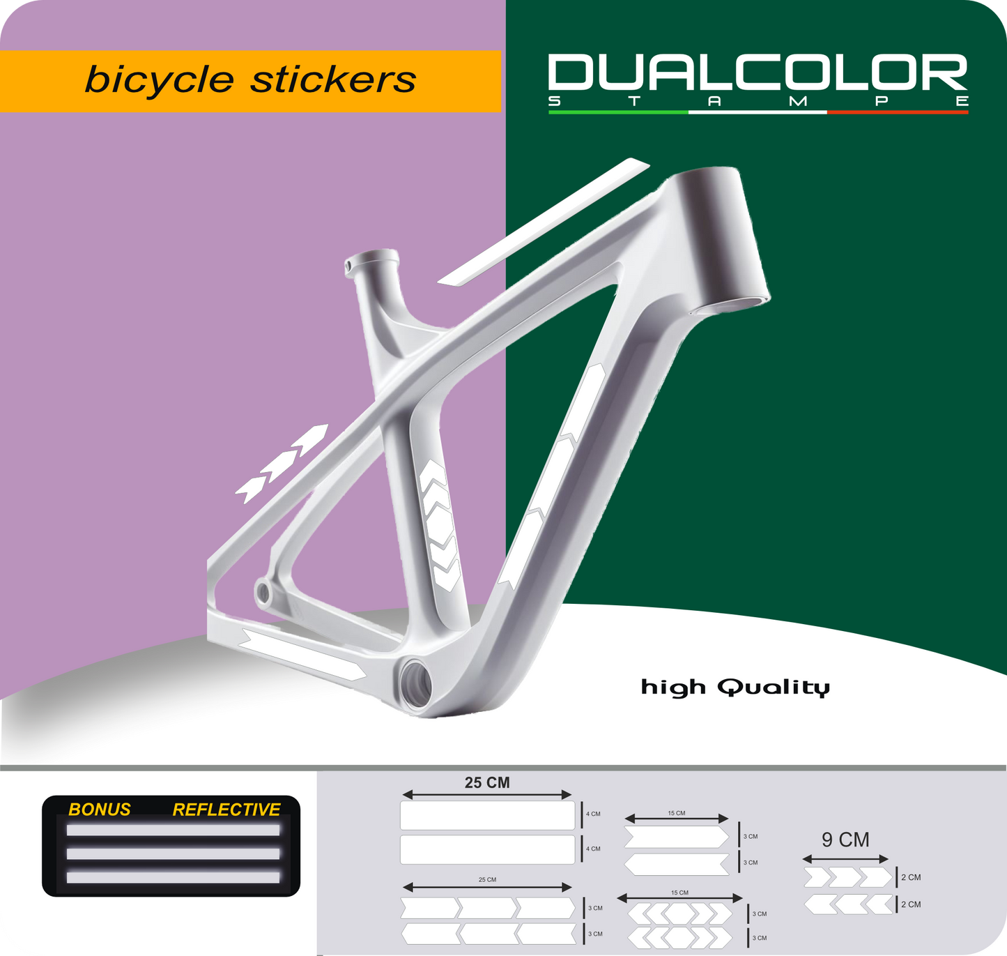 set adesivi decal vinile