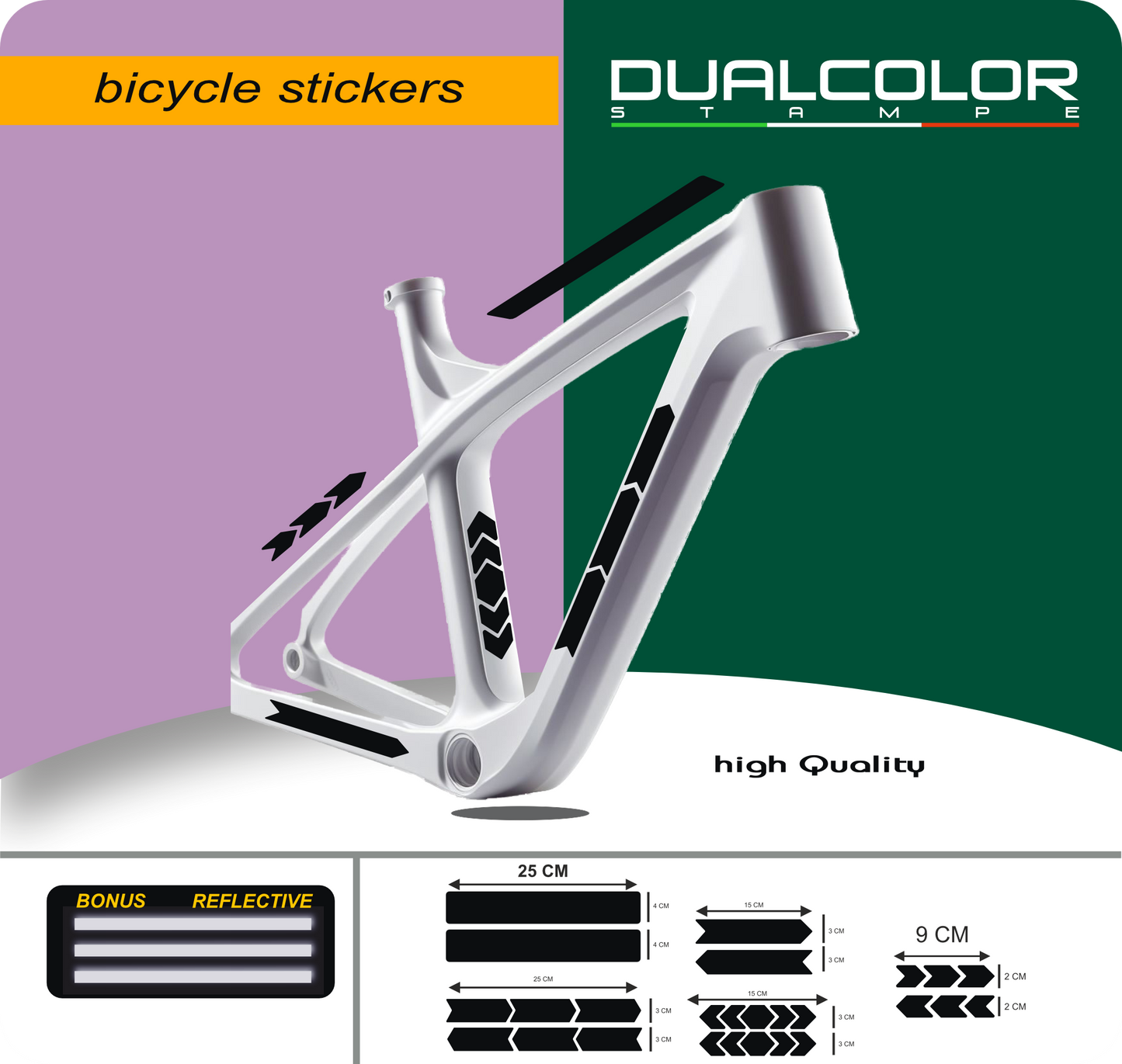 set adesivi decal vinile