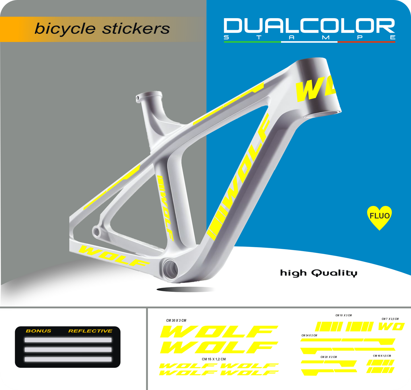 set adesivi decal vinile