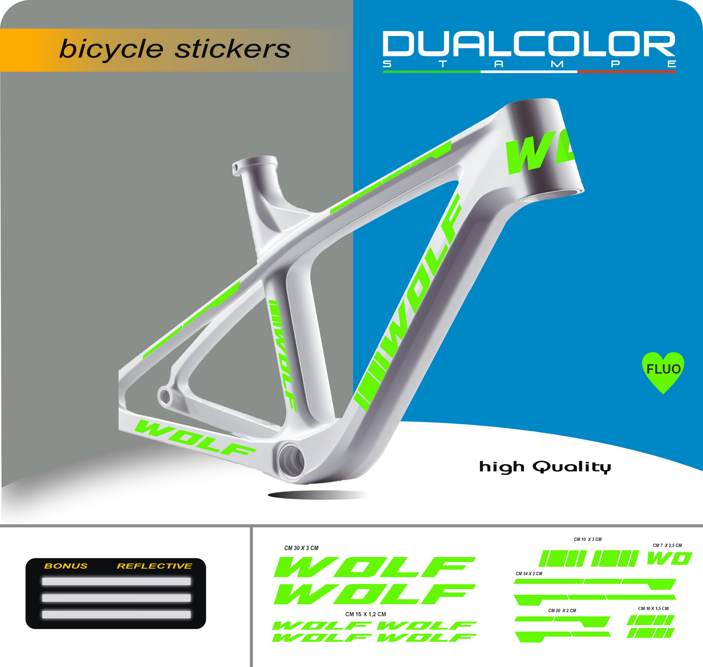 set adesivi decal vinile
