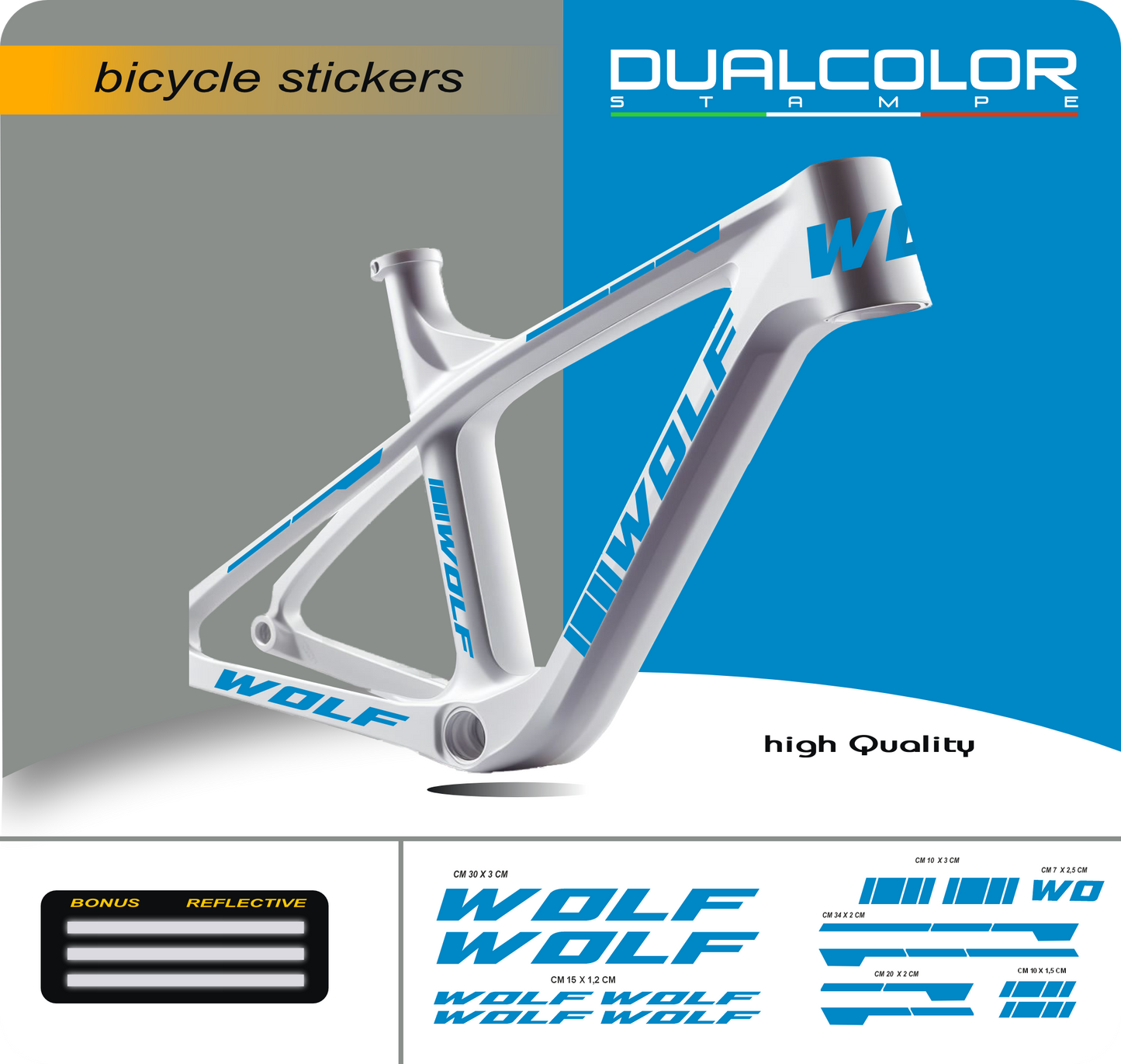 set adesivi decal vinile