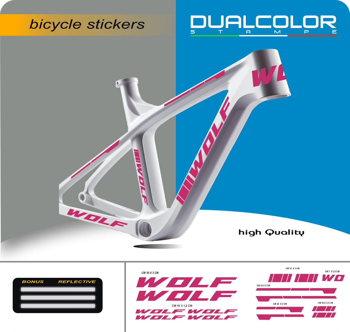 set adesivi decal vinile
