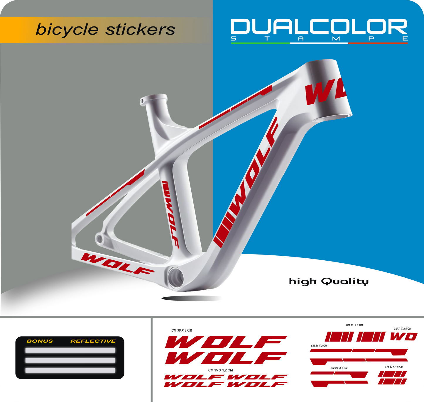 set adesivi decal vinile